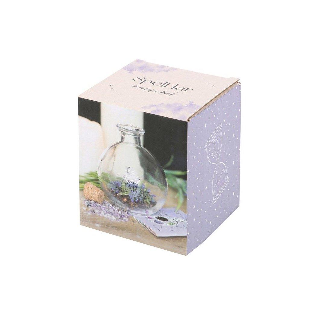 10cm Glass Spell Jar with Recipe Booklet - Pixica