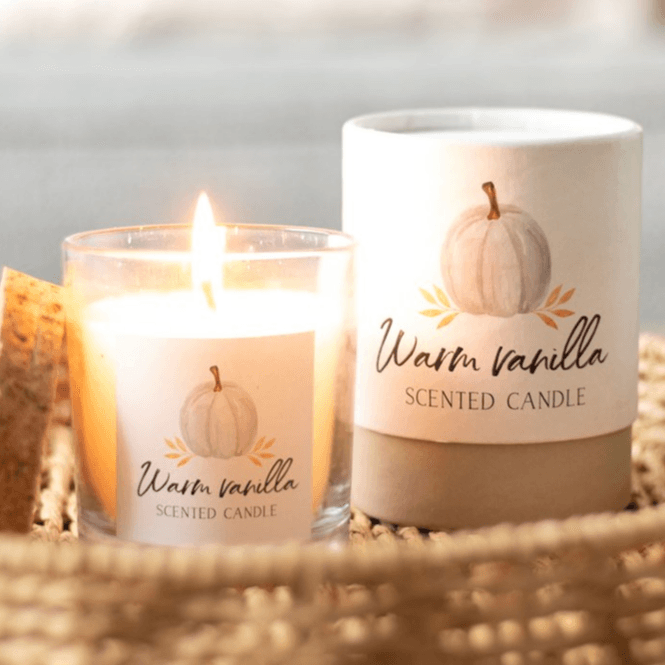 Warm Vanilla Autumn Candle