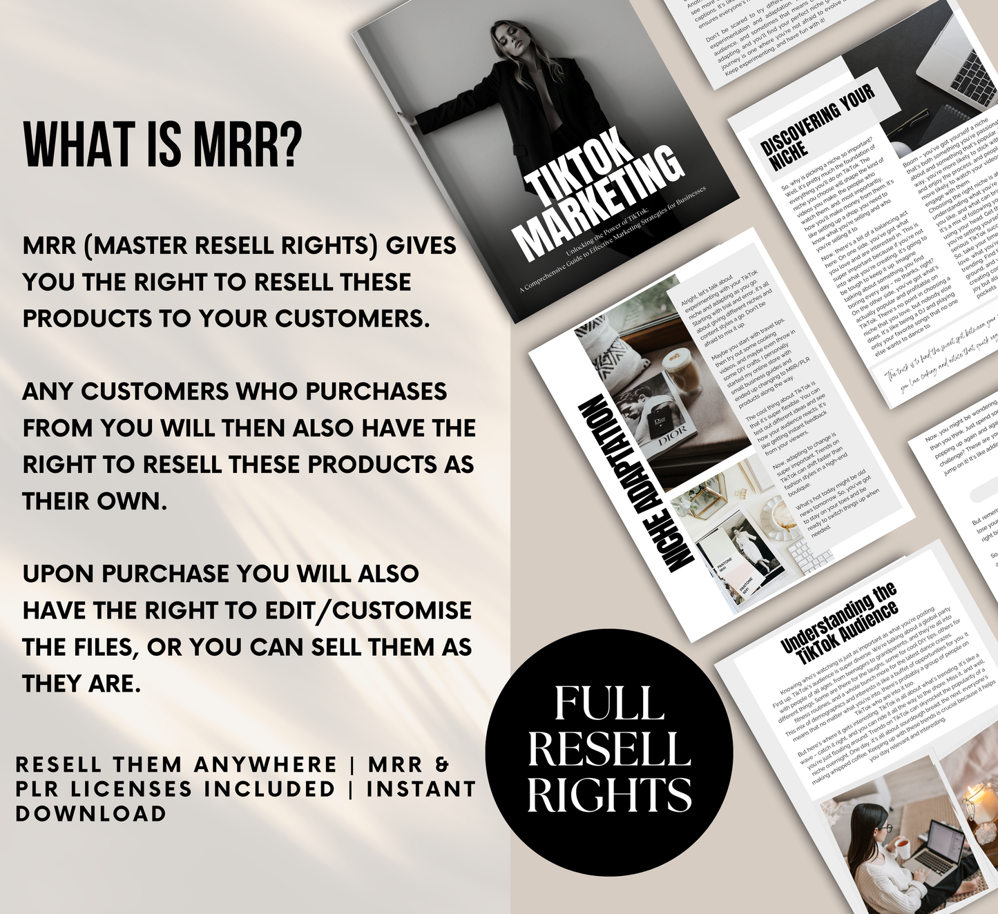 PLR/MRR TikTok Marketing Guide