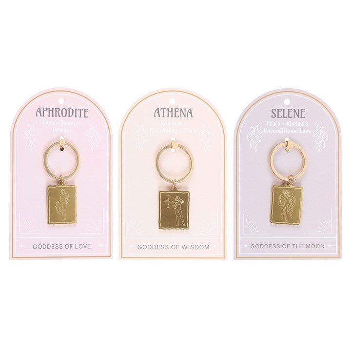 Set of 6 Goddess Energy Keyrings (x2 of Each)