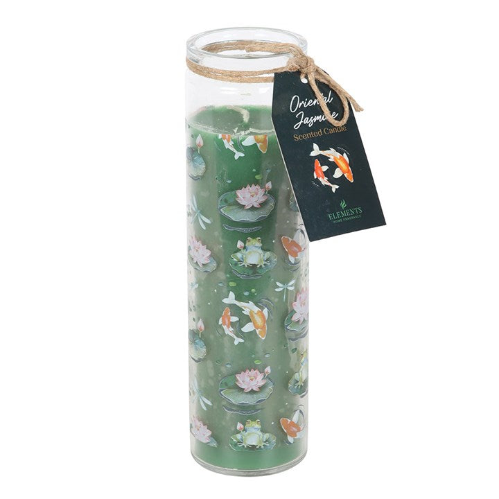 Pond Print Jasmine Tube Candle