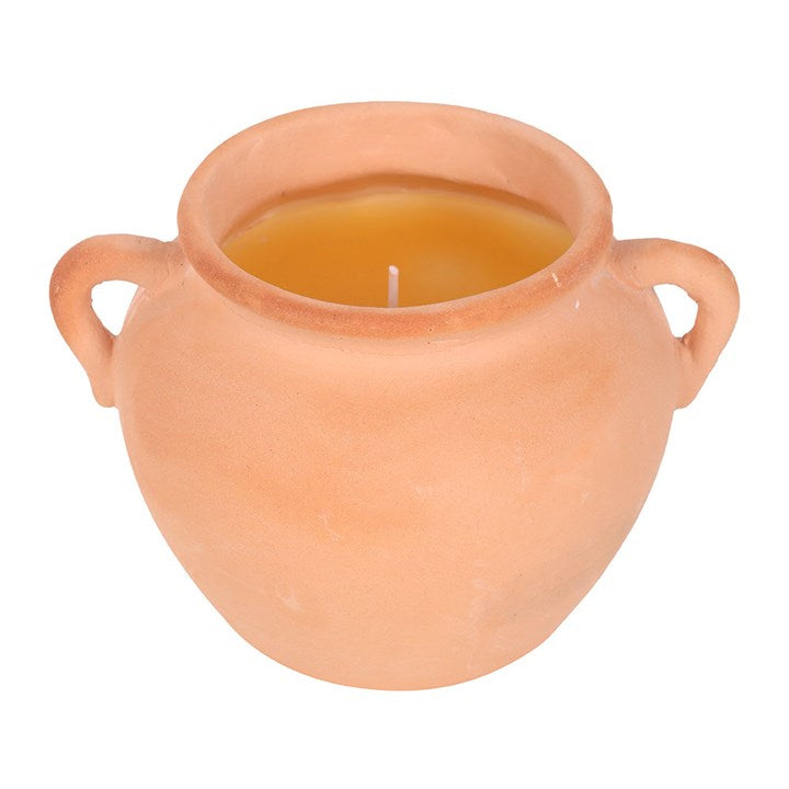 Terracotta Urn Candle 10cm