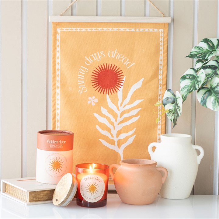 Terracotta Urn Candle 10cm