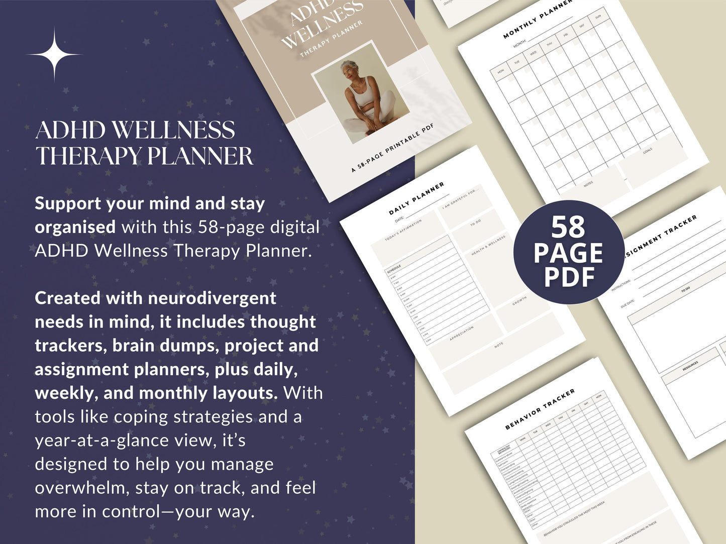 MRR Resell Digital ADHD Planner