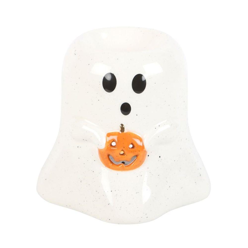 Ghost Shaped Oil Burner with Pumpkin