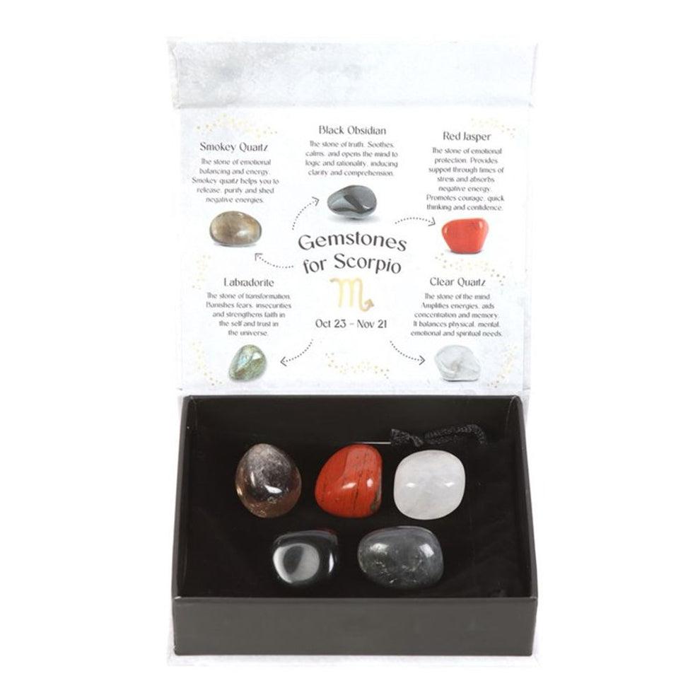Set of 12 Zodiac Crystal Tumblestone Sets