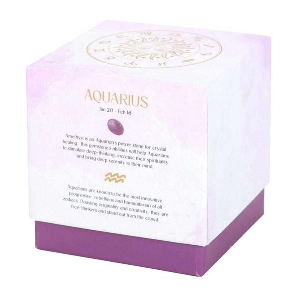 Small Aquarius Bergamot & Mandarin Zodiac Candle