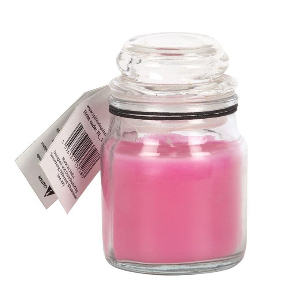 Small Floral 'Friendship' Spell Candle Jar