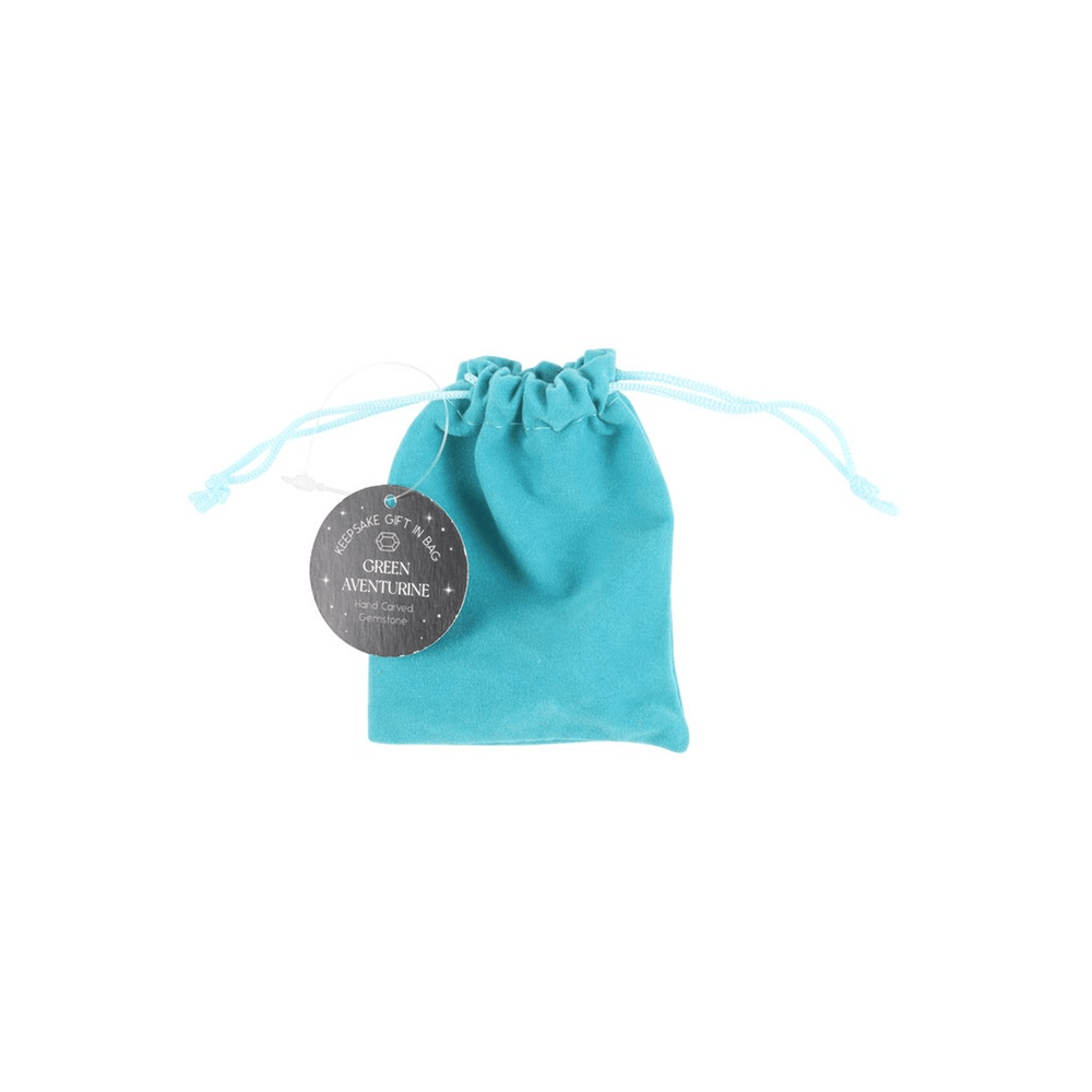Green Aventurine Crystal Christmas Tree in a Bag