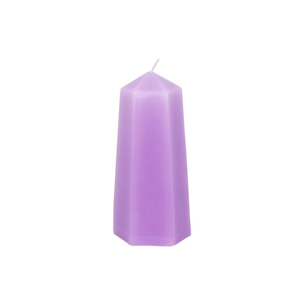 Calming Crystal Candle with Rough Amethyst