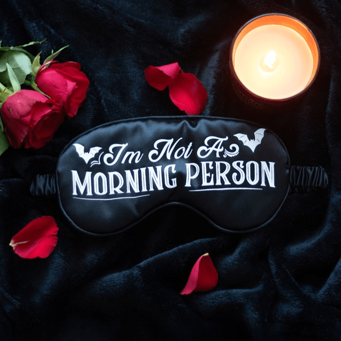 I'm Not a Morning Person Satin Sleep Mask