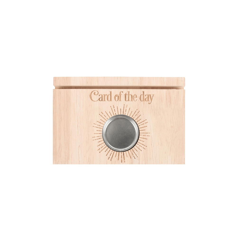 Natural Card of the Day Card Stand Tealight Holder