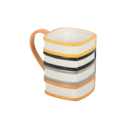 The Haunted Library Book Stack Mug