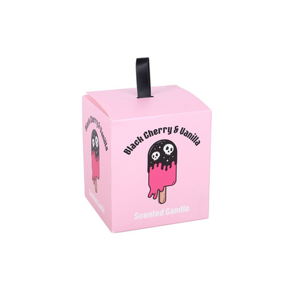 Black Cherry & Vanilla Scented Candle