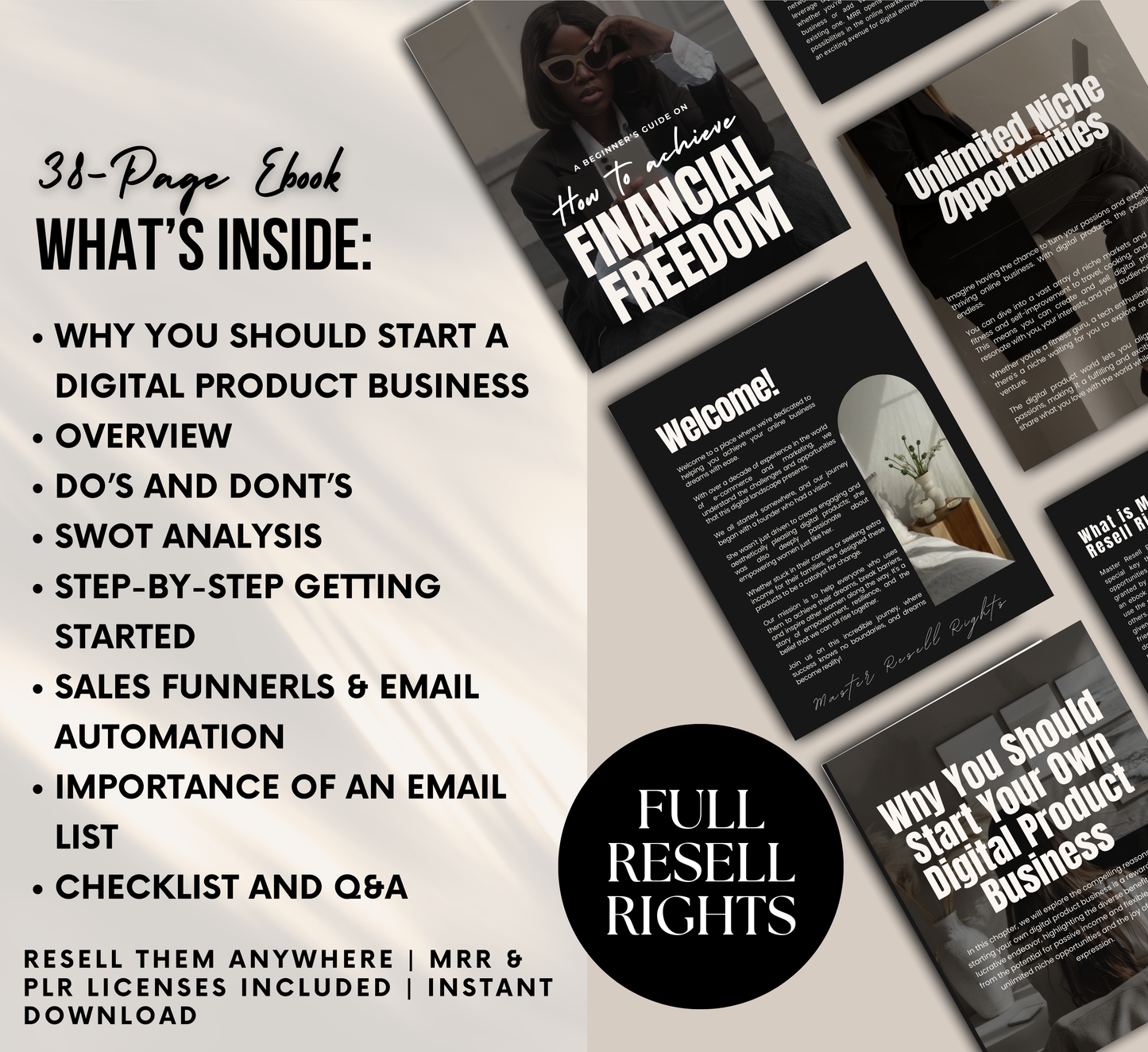 PLR/MRR Achieve Financial Freedom Ebook