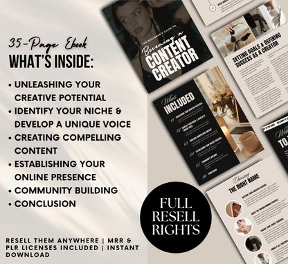 PLR/MRR Content Creator Guide For Beginners