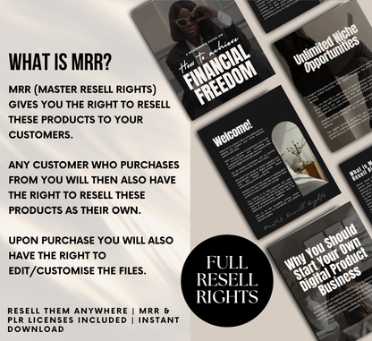 PLR/MRR Achieve Financial Freedom Ebook