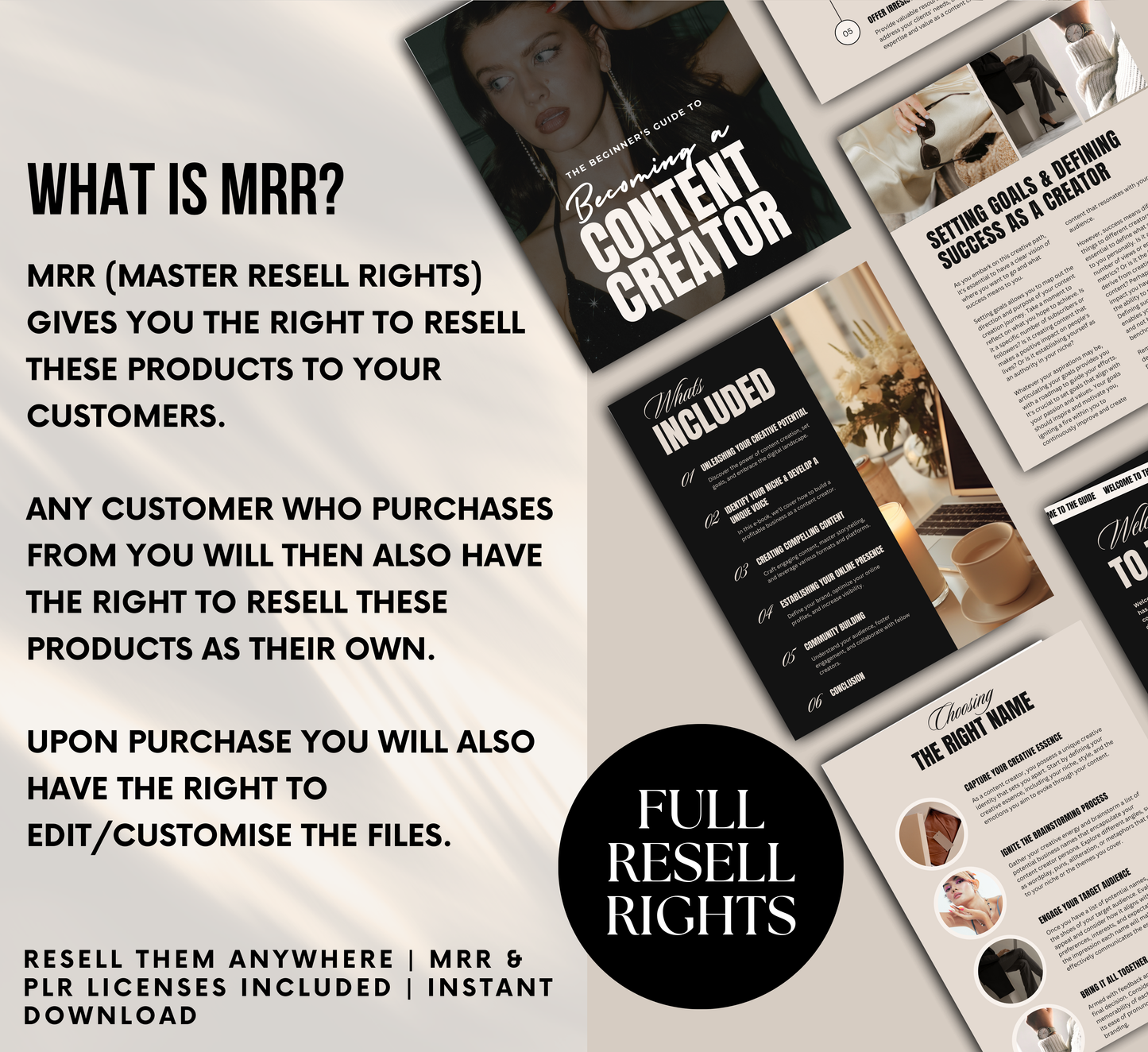 PLR/MRR Content Creator Guide For Beginners