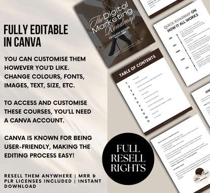 PLR/MRR Faceless Digital Marketing Ebook