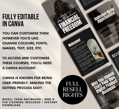 PLR/MRR Achieve Financial Freedom Ebook