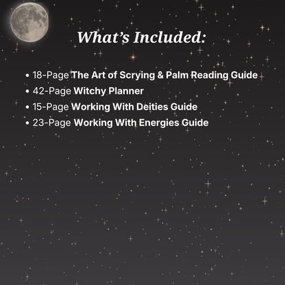 Witchy Starter Bundle (Instant Download)