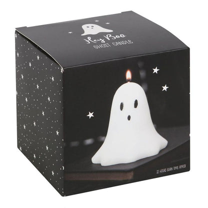 10cm Unscented Ghost Candle - Pixica
