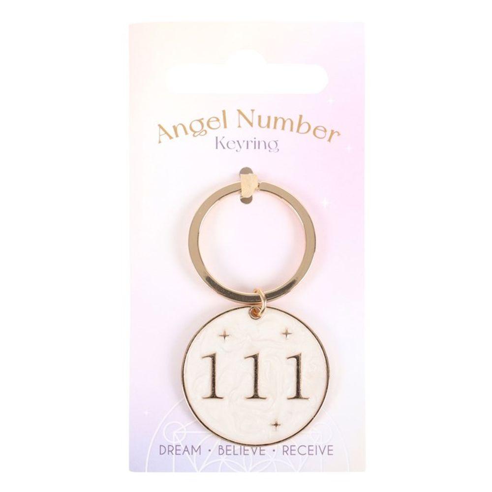 111 Angel Number Keyring - Pixica