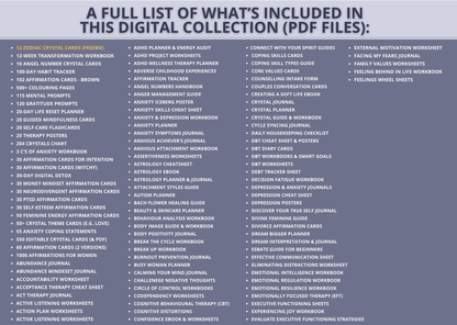 270+ Spiritual & Wellness Bundle (Instant Download)