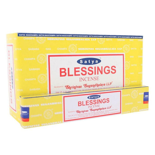 12 Packs of Blessings Incense Sticks by Satya - Pixica