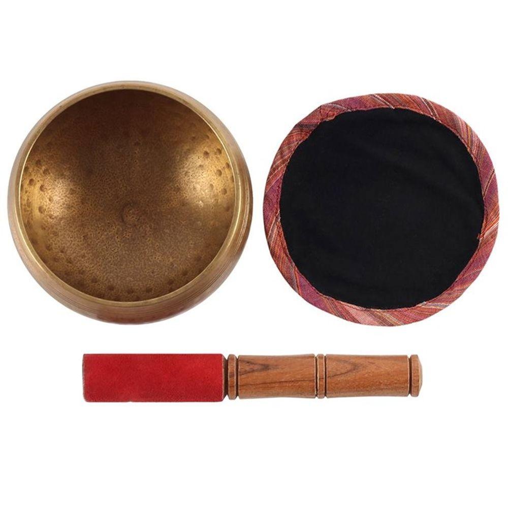 12cm Beaten Brass Singing Bowl - Pixica