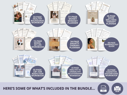 270+ Spiritual & Wellness Bundle (Instant Download)
