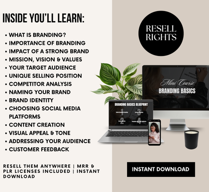 PLR/MRR Business Branding Mini Course