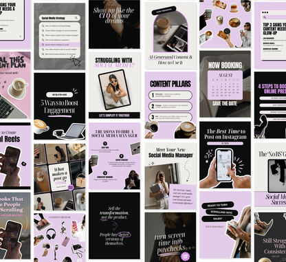 PLR/MRR 300+ Instagram Carousel Templates