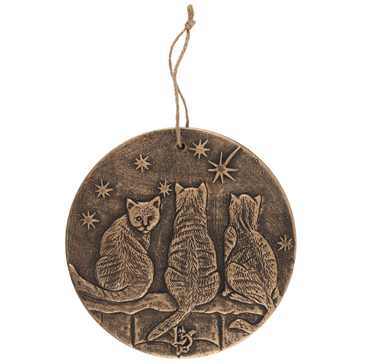 Bronze Terracotta Plaque by Lisa Parker