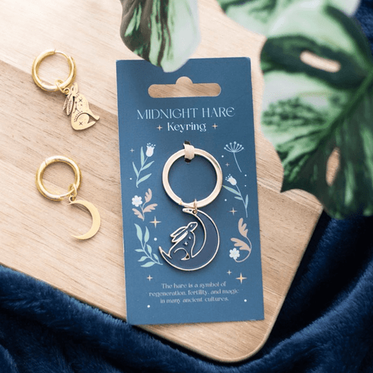 Midnight Hare Keyring