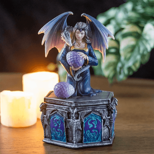 Dragon Friendship Spring Box by Anne Stokes