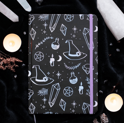 Crystal Witch Print A5 Notebook