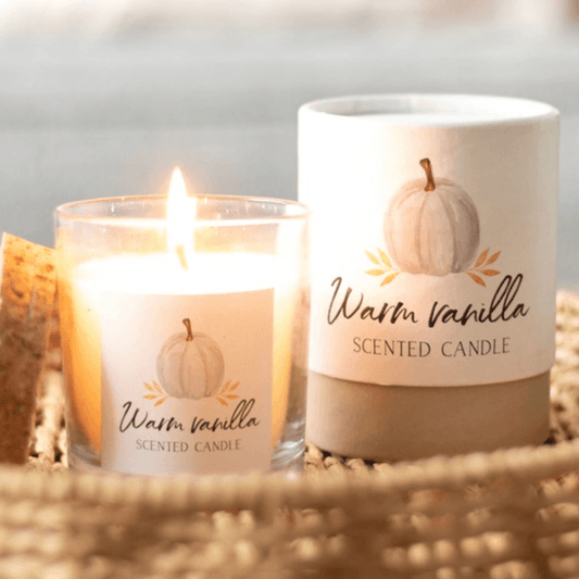 Warm Vanilla Autumn Candle