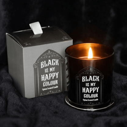 Black is My Happy Colour Opium Candle