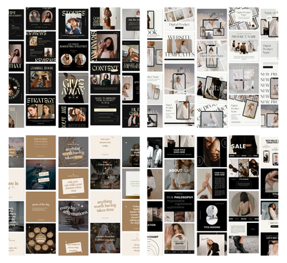 PLR/MRR 3100+ Instagram Templates: Carousels, Posts, Stories, Reels