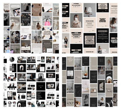 PLR/MRR 3100+ Instagram Templates: Carousels, Posts, Stories, Reels