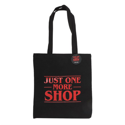 Just One More Shop Polycotton Tote Bag