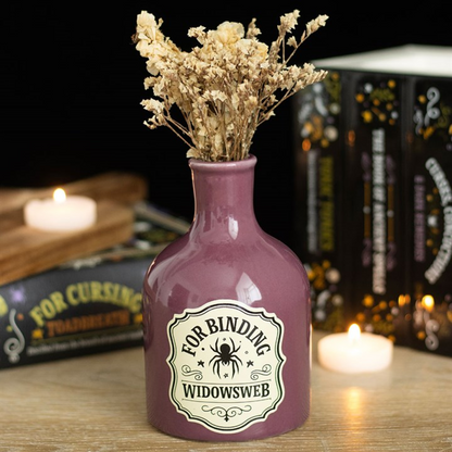Widowsweb Potion Bottle Vase & Candle Holder