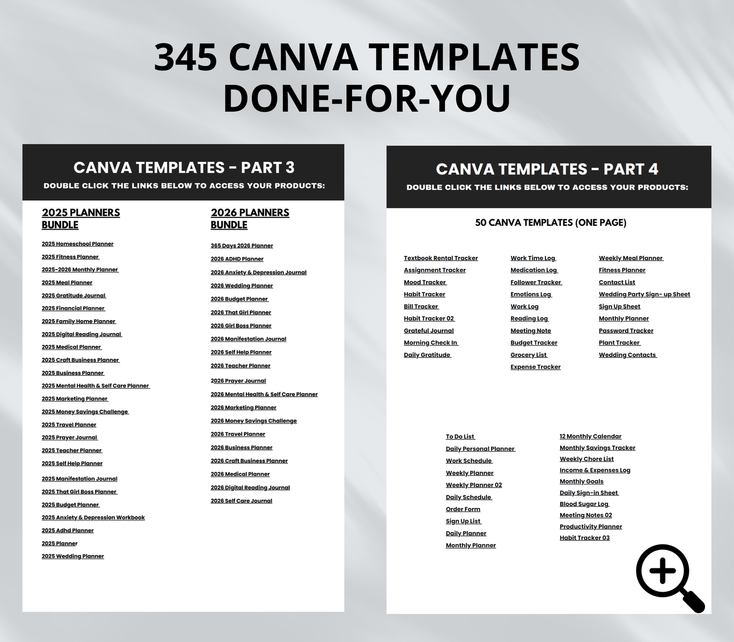 PLR/MRR 7500+ Pages Digital Planners, Journals & Trackers