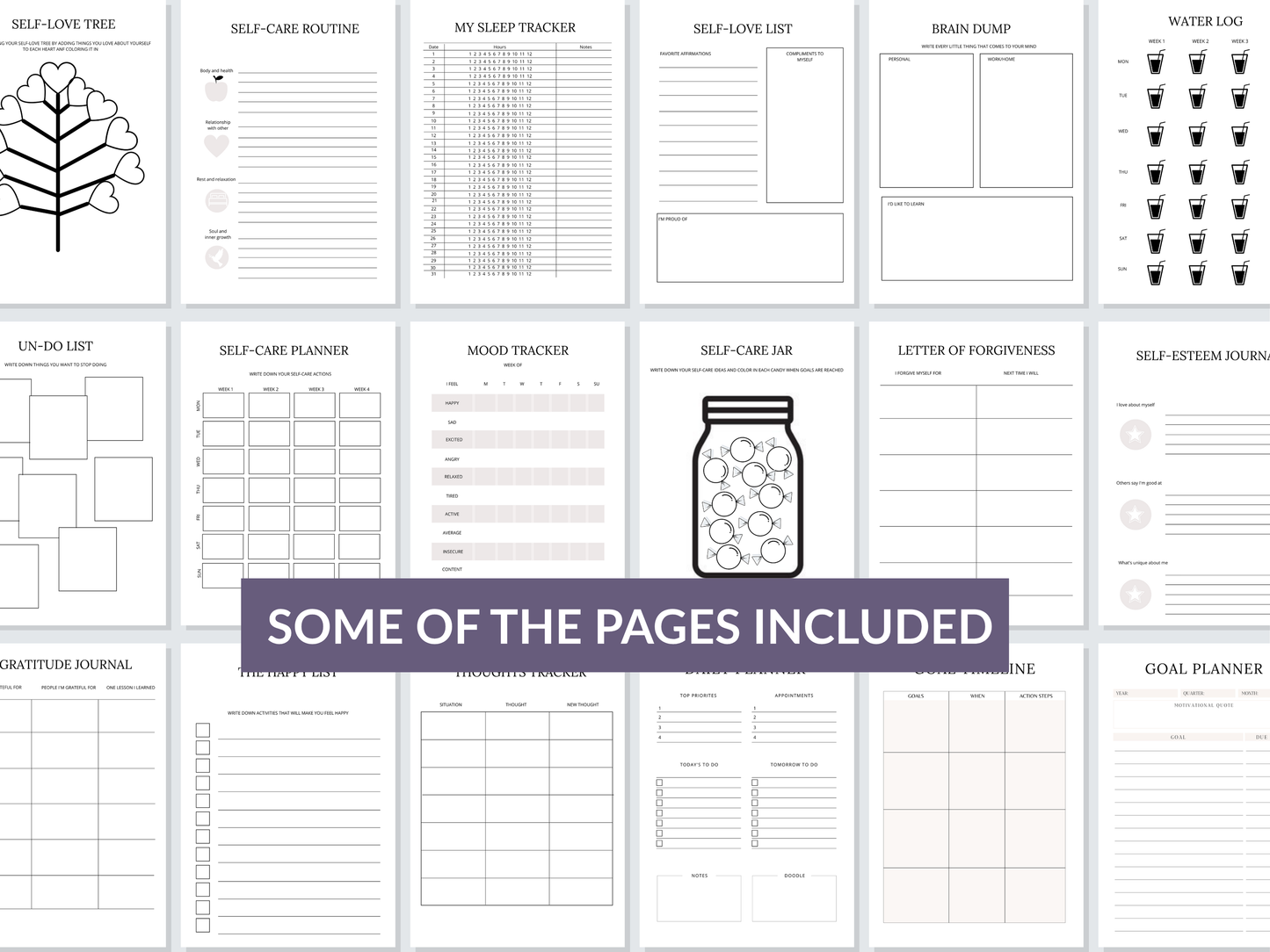 PLR/MRR 7500+ Pages Digital Planners, Journals & Trackers