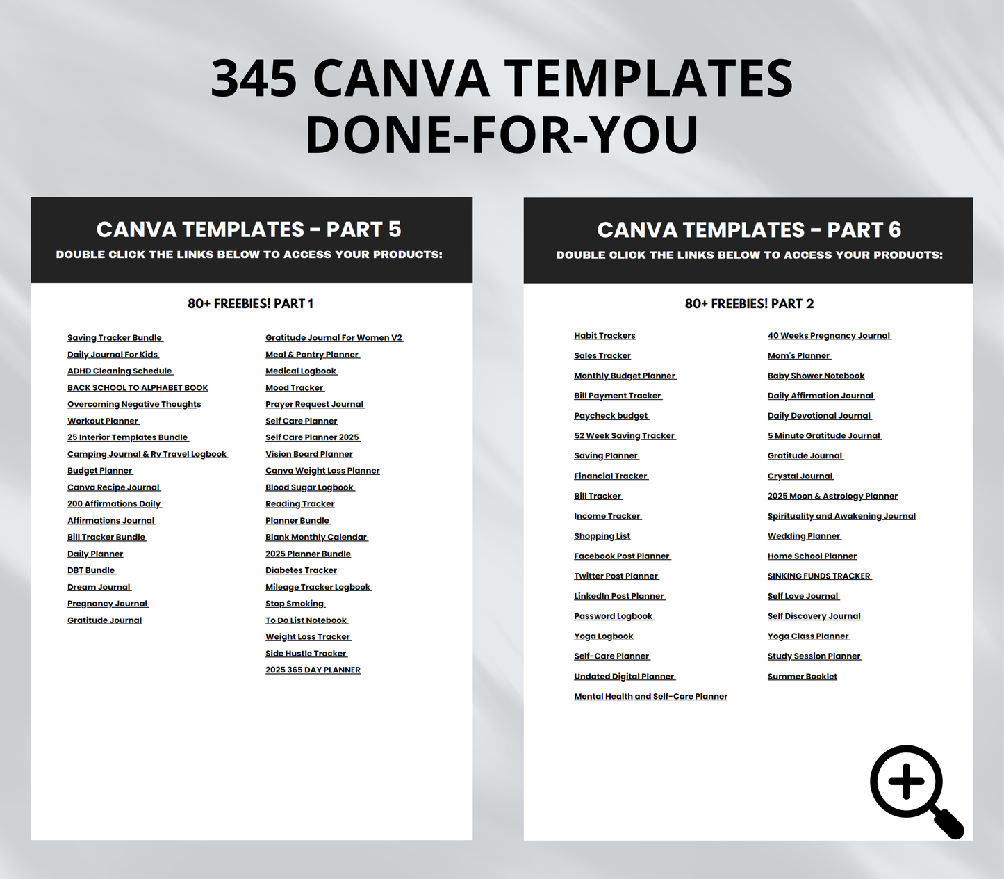 PLR/MRR 7500+ Pages Digital Planners, Journals & Trackers