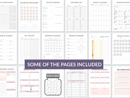 PLR/MRR 7500+ Pages Digital Planners, Journals & Trackers
