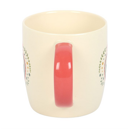 Mum Folk Heart Mug