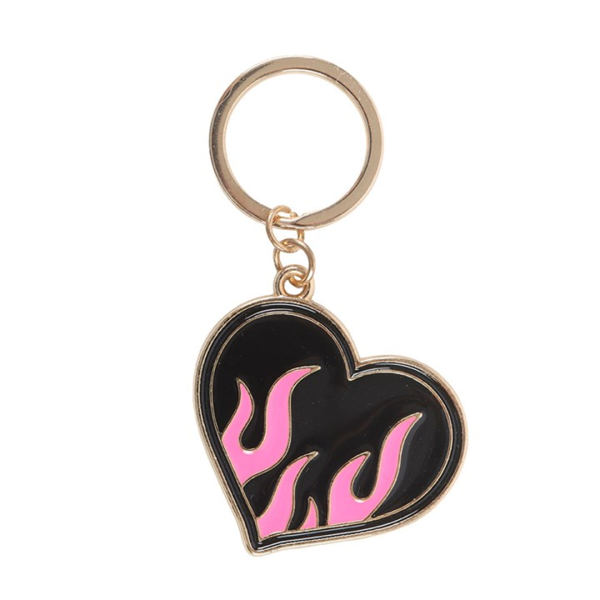 Burning Heart Keyring