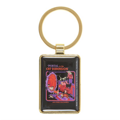 The Cat Dimension Keyring by Steven Rhodes